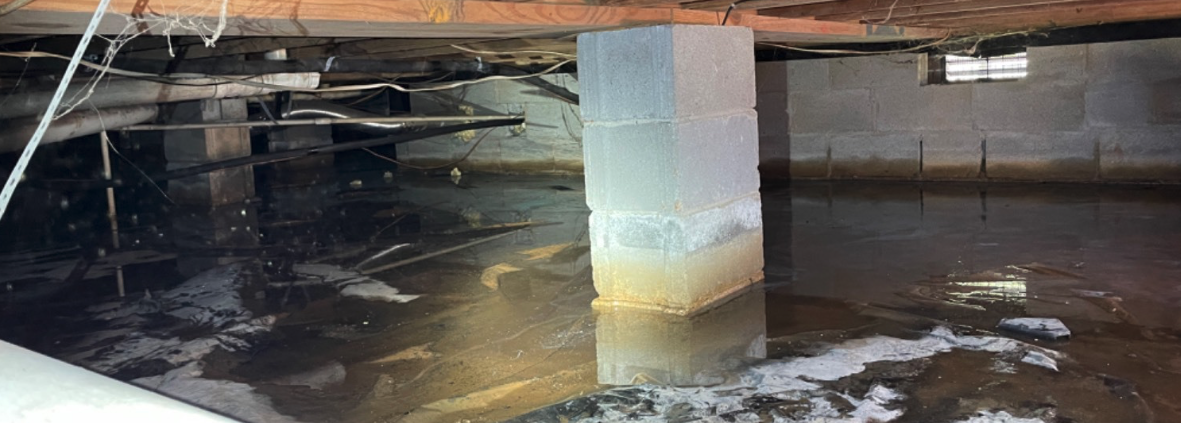 Crawl Space Inspection during Murfreesboro Home Inspection